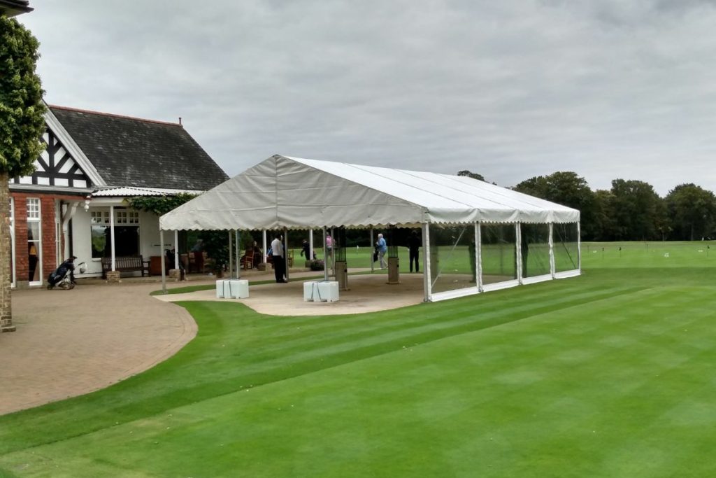 golf club marquee hire