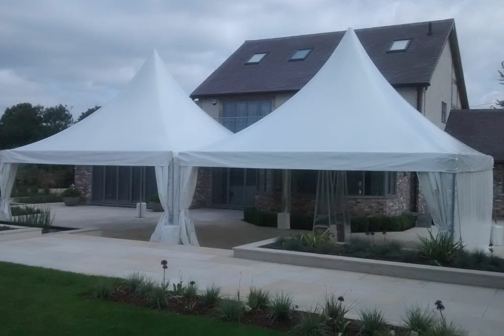 marquee for garden party