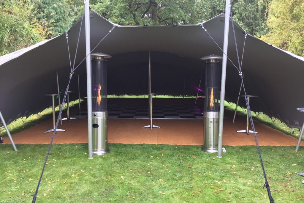 marquee for garden party