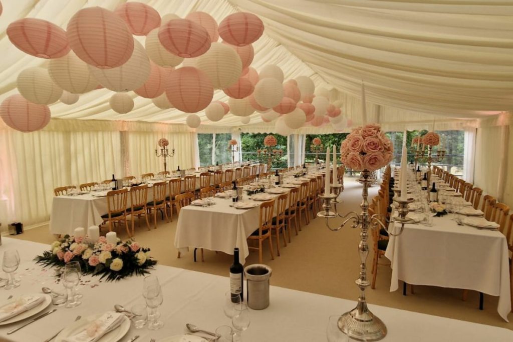 wedding marquee decoration